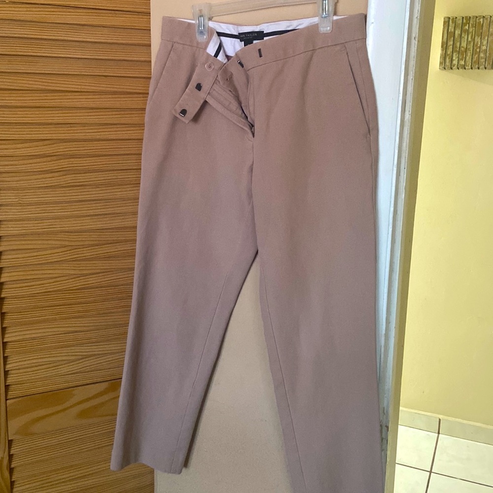 Ann Taylor khaki ankle pant